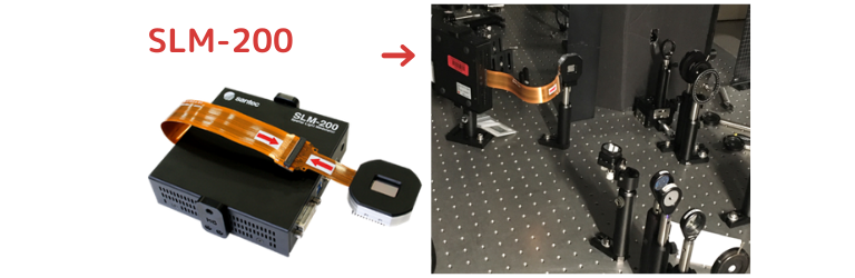 Rensselaer Polytechnic Institute_LCOS-SLMを使用した研究の様子